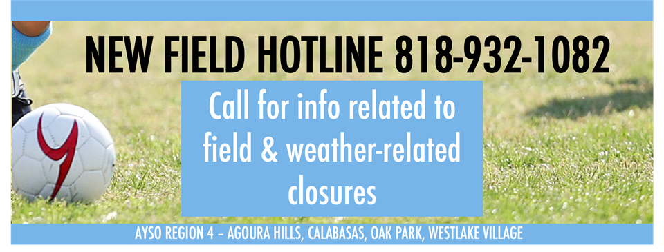 New Field Hotline 818-932-1082