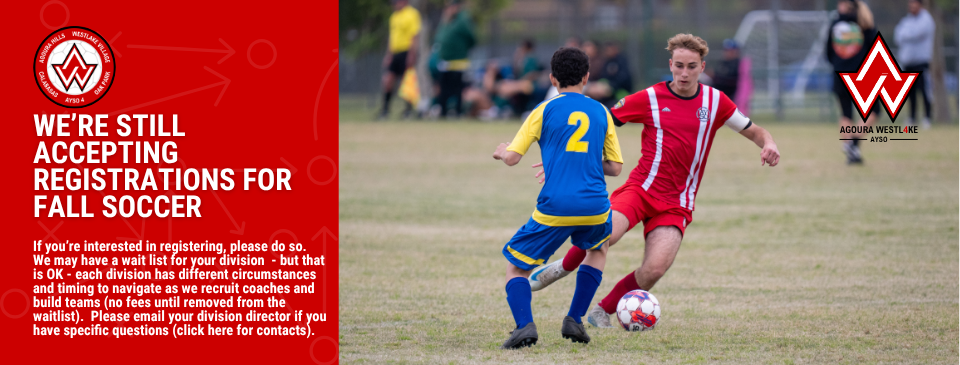 Still Accepting Fall Registration